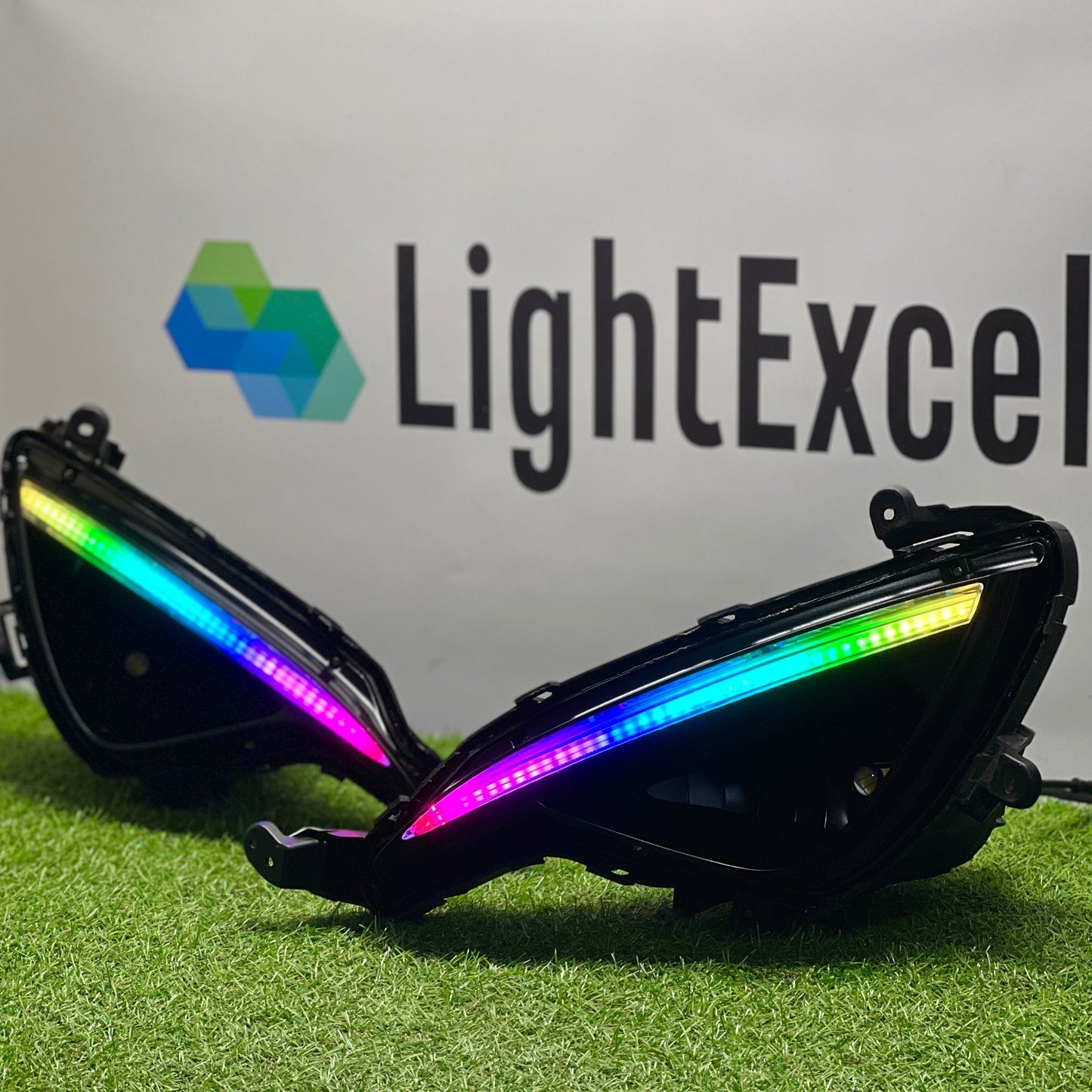 LightExcel Genesis Coupe Fog Lights RGB OEM Fog Lights BK2 (2013-2016)