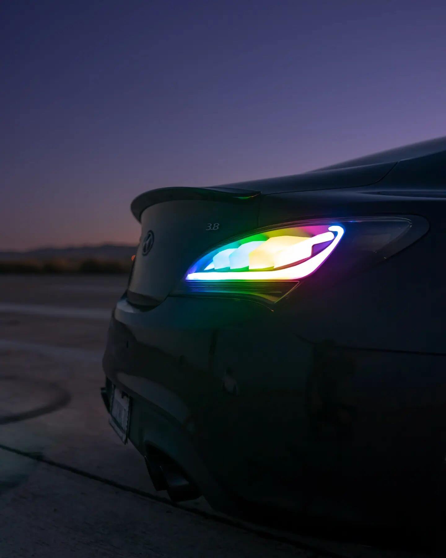 LightExcel Genesis Coupe Tail Lights RGB Spec-D Tail Lights Genesis Coupe RGB Spec-D Tail Lights