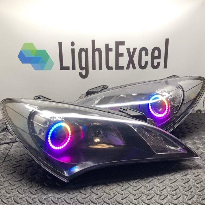 LightExcel Genesis Coupe Head Lights Custom OEM Headlights (2010-2012) Genesis Coupe Custom OEM Headlights (2010-2012)