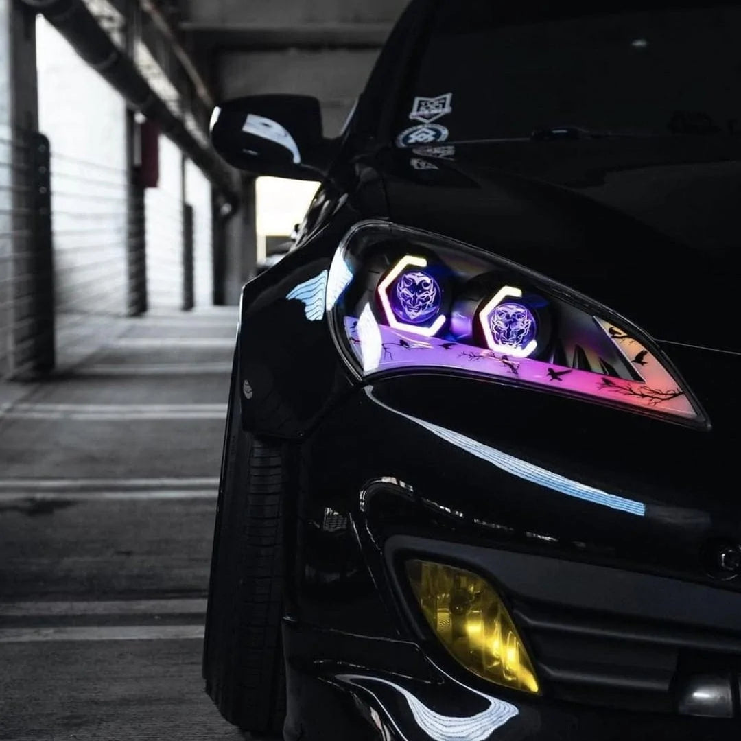 LightExcel Genesis Coupe Head Lights RGB Spec-D Headlights BK1 (2010-2012) Genesis Coupe RGB Spec-D Headlights (2010-2012)