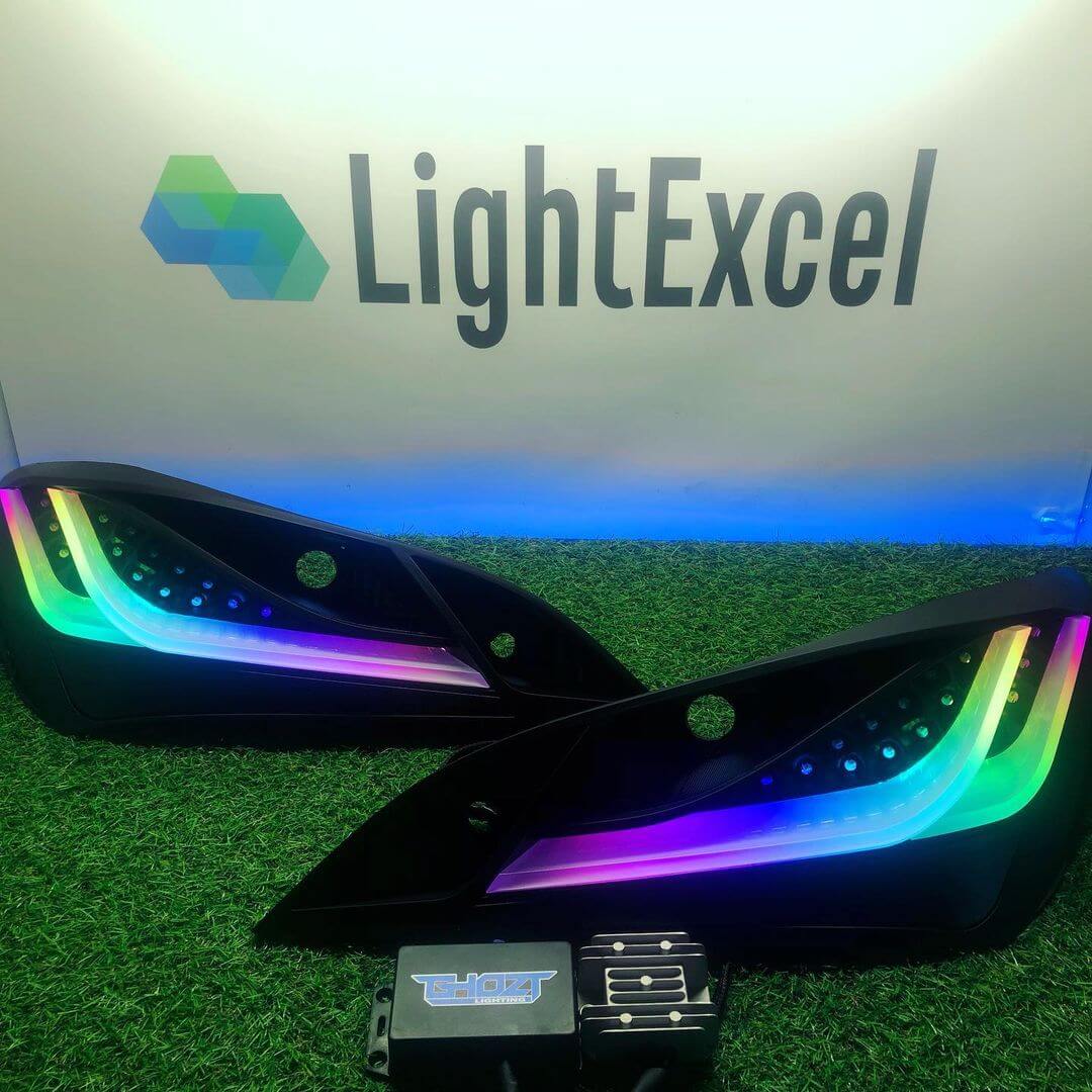 LightExcel Genesis Coupe Tail Lights RGB Eagle Eye Tail Lights Genesis Coupe RGB Eagle Eye Tail Lights